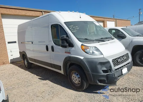 2020 Ram Promaster 2500 High Roof 159 Wb из США, поврежденный, VIN 3C6TRVDG7LE121845